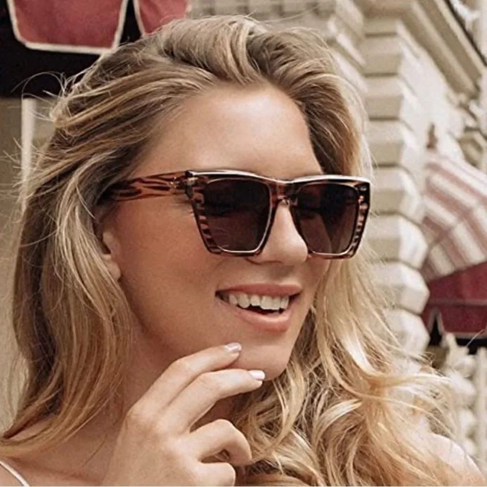 Oversized Square Cat Eye Sunglasses